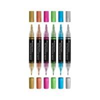 Faber-Castell Акрилен маркер Black Edition, 6 металикови... - 2