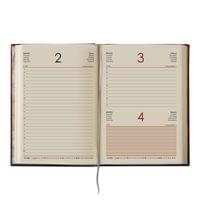 Календар-бележник Престиж, с дати, А5, зелен/тъмнозелен - 2