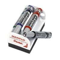 Комплект маркери за бяла дъска Pentel - 3
