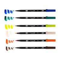 Комплект маркери TOMBOW ABT Dual Brush- MANGA Wind - 2