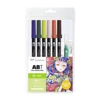 Комплект маркери TOMBOW ABT Dual Brush- MANGA Wind - 4