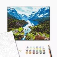 Рисуване по номера BRUSHME, с подрамка, - 4