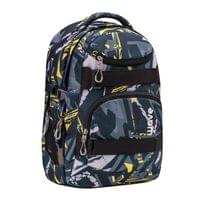 Ученическа раница Belmil WAVE Yellow Graffiti - 1