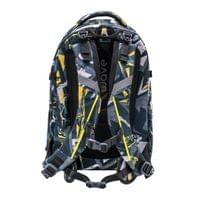 Ученическа раница Belmil WAVE Yellow Graffiti - 2