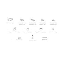 Сет за бюро Deli NuSign NS003, ABS, 13 части, - 2 Сет за бюро Deli NuSign NS003, ABS, 13 части, - 2