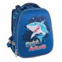Ученическа раница PULSE Anatomic Cube Shark Attack - 1 Ученическа раница PULSE Anatomic Cube Shark Attack - 1