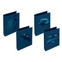 PIGNA Monocromo Blue рингов класьор с 4 ринга, - 2