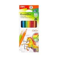 Цветни моливи Deli Enovation EC113-12, - 3 Цветни моливи Deli Enovation EC113-12, - 3
