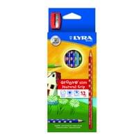 Цветни моливи LYRA Groove Slim + острилка - 3