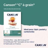 Скицник CANSON "C" а Grain за молив, въглен,пастел - 2