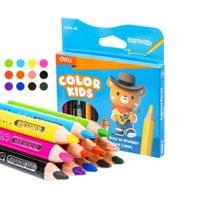 Цветни моливи Deli Color Kids EC134-12, - 5
