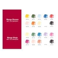 Комплект двувърхи маркери TOMBOW ABT MANGA SHOJO - 2