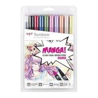 Комплект двувърхи маркери TOMBOW ABT MANGA SHOJO - 3