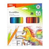 Цветни моливи Deli Enovation EC113-24, - 2