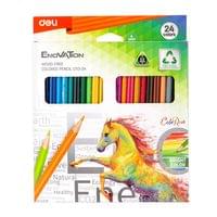 Цветни моливи Deli Enovation EC113-24, - 4 Цветни моливи Deli Enovation EC113-24, - 4