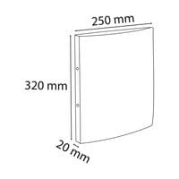 Рингова папка EXACOMPTA, A4, 25х32 см, - 3