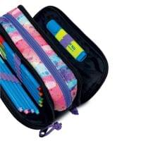 Несесер с пълнеж MITAMA 3-ZIP#BDBF,за момиче, микс - 2