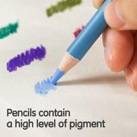 Пастелни цветни моливи Deli DMAST EC302-12, - 1