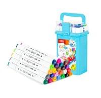 Sketch маркери Deli Colorun EC187-24, измиващи се, - 3
