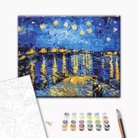Рисуване по номера BRUSHME, с подрамка, - 4