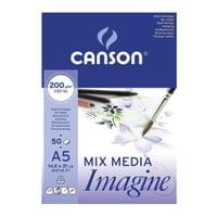 Скицник CANSON Mixed Media I, за всички техники - 1