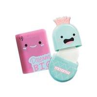 MITAMA Good Vibes Girl комплект острилка и гума, - 4
