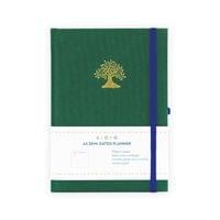 Полудатиран планер A5, 80 л, 150 г/м2 The Tree, т. зелен лен - 1