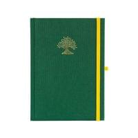 Бележник с точки A5, 80 л, 150 г/м2 The Tree, т. зелен лен - 1