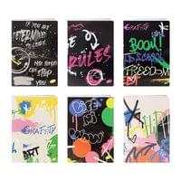 Тетрадка A5 UV Grafiti, 60+2 л.ред, 70 г/м2 - 1