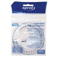 Транспортир прозрачен, 360° - 1