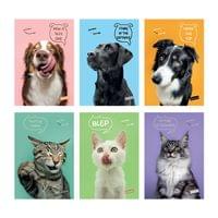 Тетрадка А4 мат/UV Pets, 40+2 л.ред 80 г/м2 - 1