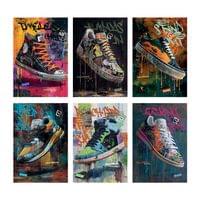 Тетрадка А4 мат/UV Sneakers, 40+2 л.ред 80 г/м2 - 1