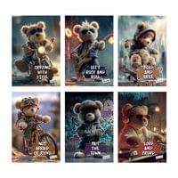 Тетрадка А4 мат/UV Teddy Bear, 40 л.ред 80 г/м2 - 1