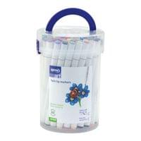 Маркери двувърхи Art Soft Brush / Fine tip, 60 цвята в... - 1