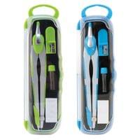 Пергел метален с рез.графити, острилка и гума, PP кутия - 1