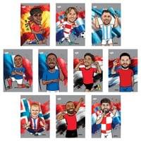 Тетрадка А4 мат/UV Football Icons, 40 л.ред 80 г/м2 - 1