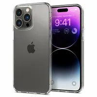 Гръб Spigen Liquid Crystal за iPhone 14 Pro - Прозрачен - 2