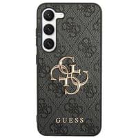 Гръб Guess PU 4G Metal Logo Case за Samsung Galaxy S24 - Сив - 2 Гръб Guess PU 4G Metal Logo Case за Samsung Galaxy S24 - Сив - 2