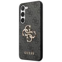 Гръб Guess PU 4G Metal Logo Case за Samsung Galaxy S24 - Сив - 2 Гръб Guess PU 4G Metal Logo Case за Samsung Galaxy S24 - Сив - 2