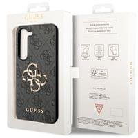 Гръб Guess PU 4G Metal Logo Case за Samsung Galaxy S24 - Сив - 3 Гръб Guess PU 4G Metal Logo Case за Samsung Galaxy S24 - Сив - 3