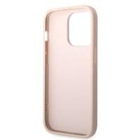 Гръб Guess PU 4G Metal Logo Case за iPhone 14 Pro - Розов - 3 Гръб Guess PU 4G Metal Logo Case за iPhone 14 Pro - Розов - 3