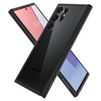 Гръб Spigen Ultra Hybrid за Samsung Galaxy S23 Ultra - Черен - 2