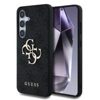 Гръб Guess за Samsung Galaxy S25, PU, 4G Metal Logo Case,... - 1