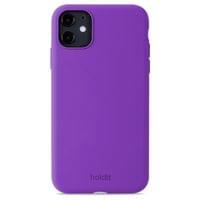 Гръб Holdit Silicone Case за iPhone 11/XR - Тъмно Лилав - 1
