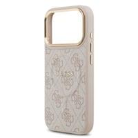Гръб Guess PU Leather 4G Gold Frame MagSafe Case за... - 4