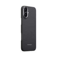 Гръб Pitaka MagEZ Case 5 за iPhone 16 - Black/Grey Twil - 2 Гръб Pitaka MagEZ Case 5 за iPhone 16 - Black/Grey Twil - 2