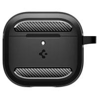 Калъф за AirPods 4, Spigen Rugged Armor - Черен - 8
