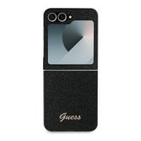 Гръб Guess PC/TPU Glitter Flakes Metal Logo Case за... - 4