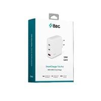 Зарядно 220V ttec SmartCharger Trio GAN 120W PD Travel... - 4 Зарядно 220V ttec SmartCharger Trio GAN 120W PD Travel... - 4