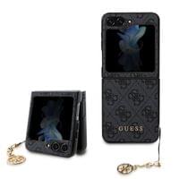 Гръб Guess 4G Charms Case за Samsung Galaxy Z Flip 5- Сив - 1 Гръб Guess 4G Charms Case за Samsung Galaxy Z Flip 5- Сив - 1